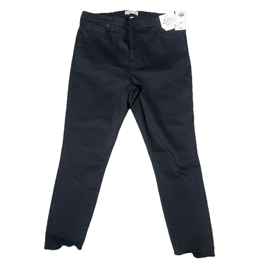 Abercrombie & Fitch Womens‎ The Super Skinny Ankle High Rise Jeans Size 35 20L